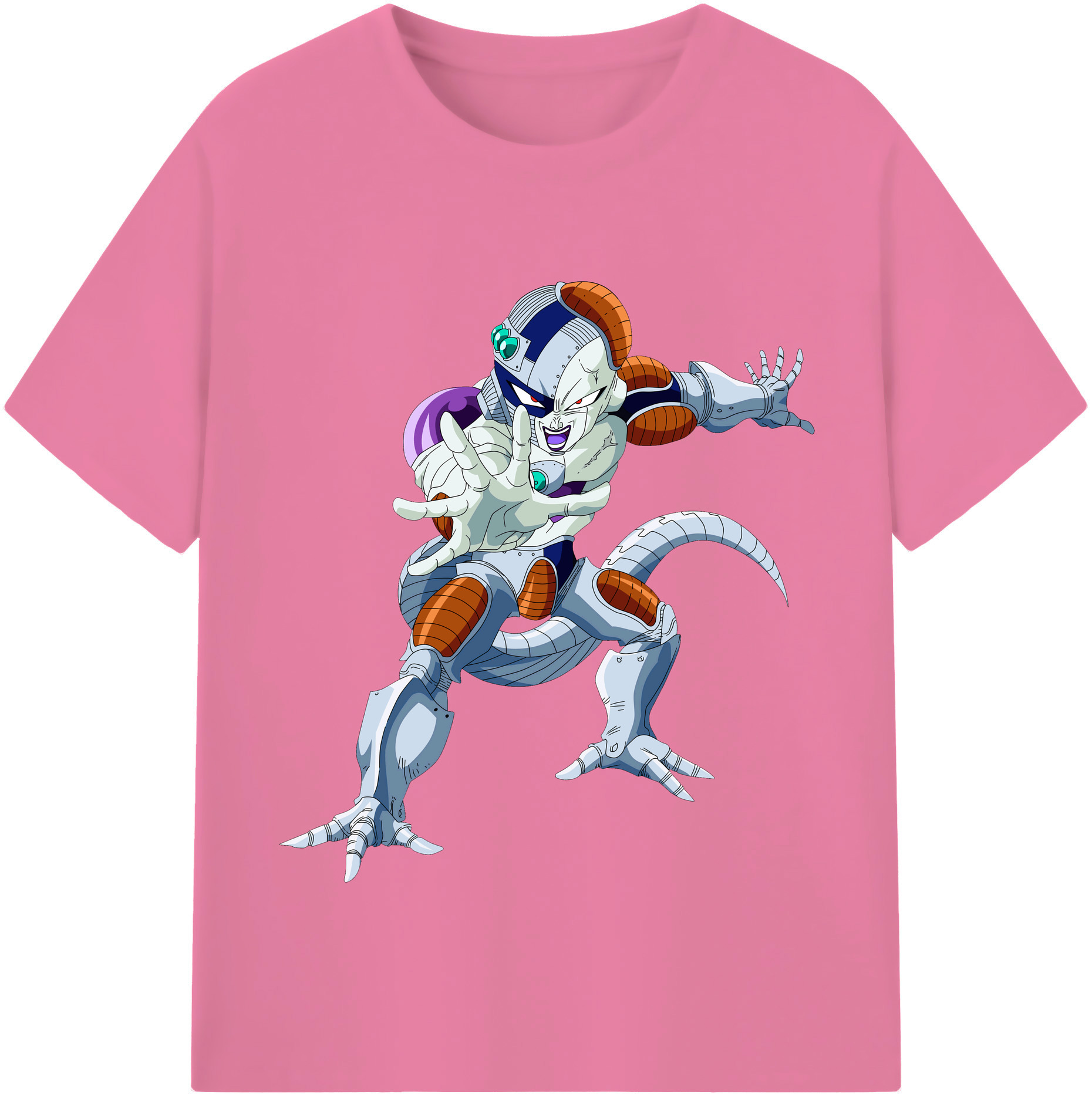 （画像用） ドラゴンボール フリーザ DRAGON BALL Frieza 綿100％半袖Tシャツ（フロントプリント）